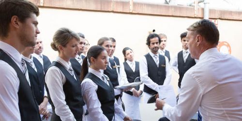event-waiters-having-a-briefing-hospitality-services