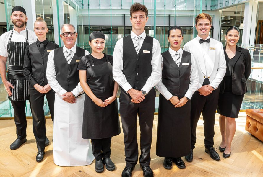 hospitality staff from Clifford Wallace hospitality staffing agency